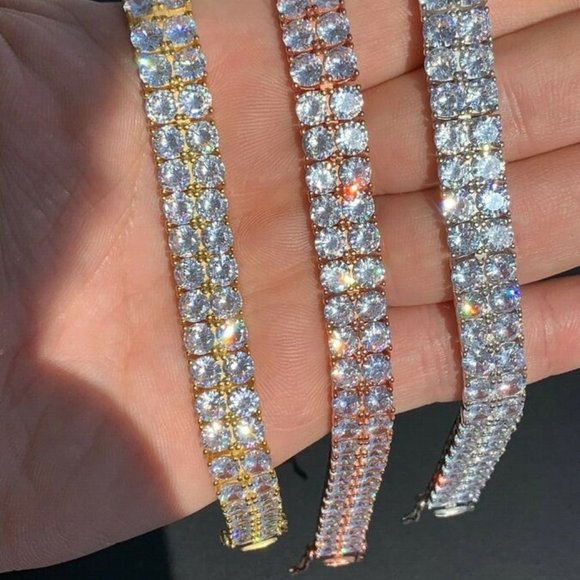 Bouvier Jewelry Other - [LAST DAY SALE] Diamond Two Row Tennis Bracelets
